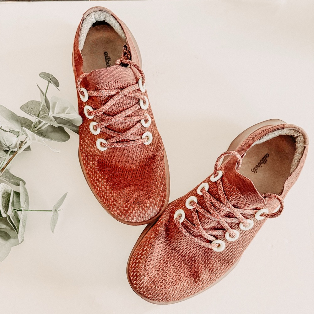 Allbirds Tree Dasher Ascend (Dark Red Sole) Running Shoes. Size 10.5